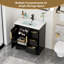 Base de meuble-lavabo simple 30 po seulement, comptoir de lavabo non inclus-122876563-122876566