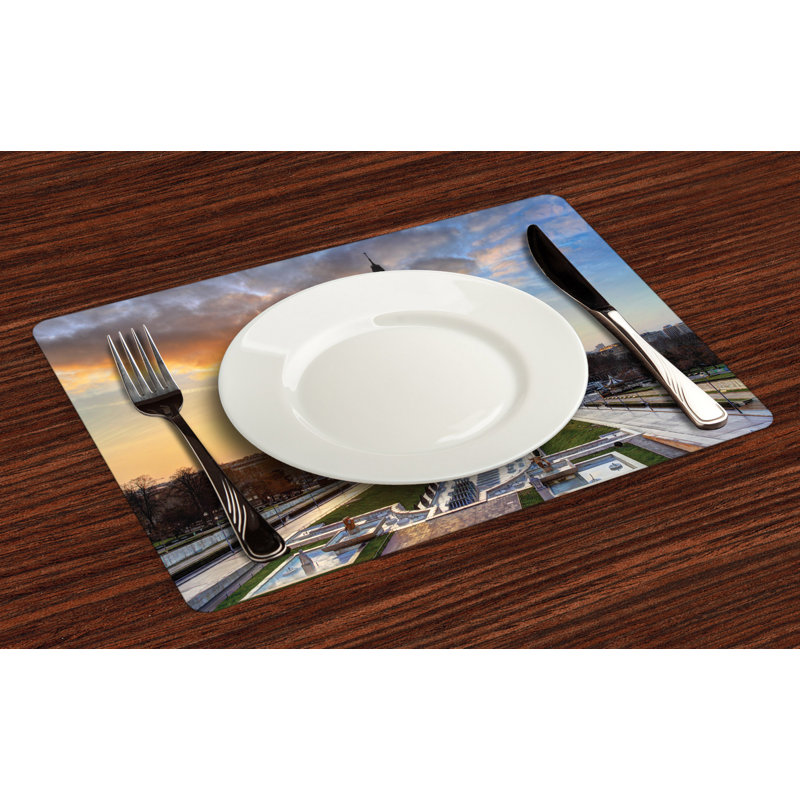 Polyester Cities & Maps Rectangle Placemat