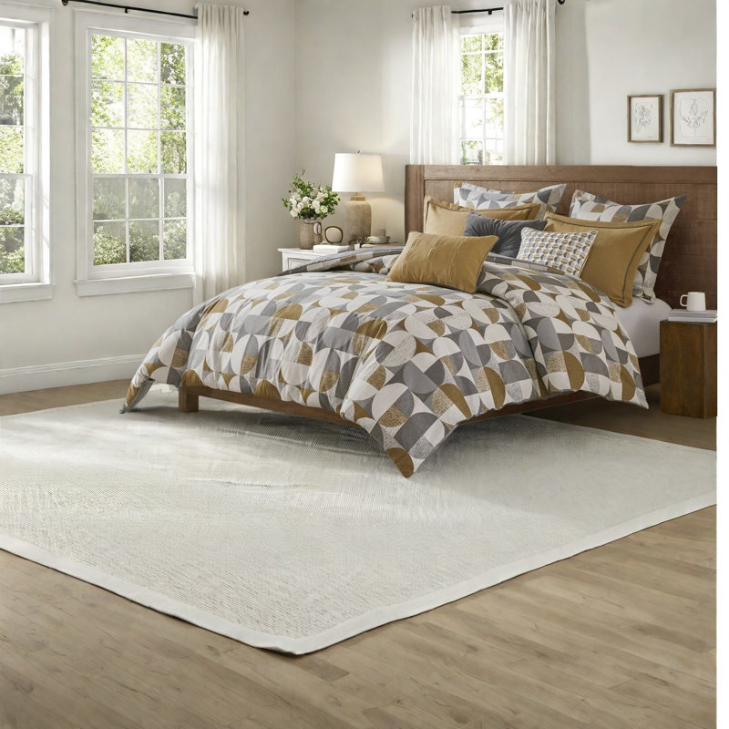 Oversized King Bedding Sets, Polyester Jacquard Modern Luxury For Home