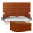 Velvet Wall Paneling in Rust