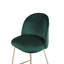 Bethel Upholstered Counter Stool with Metal Frame-867232537