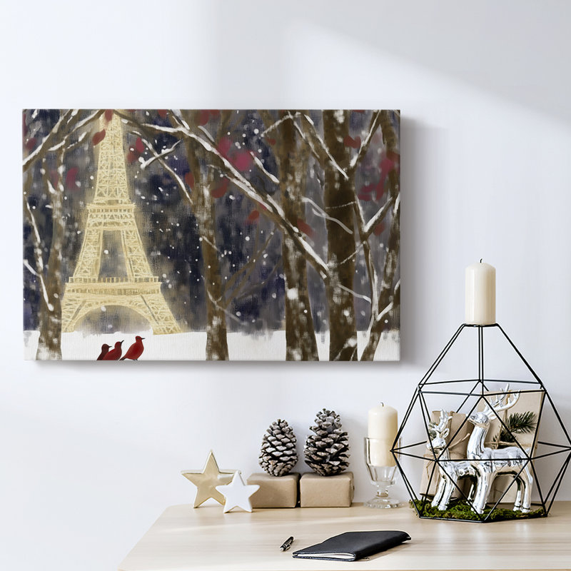 Christmas Holiday Arts - Toile tendue avec châssis XMA171622, H 12 po x l 18 po