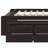 Full Bed With Bookcase Headboard, Drawers And Bed End Storage Case-104370998