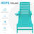 Grzedzinska Reclining Outdoor Lounge Adirondack Chair-1990471279