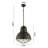 Elegant Adjustable Black Chandelier, Metal Body, 11.8 x 11.8 x 11.8 inches | Total Height: 13.8 - 53.1 inches | E27 Socket Compatible (Max 40W) | Stylish Lighting for Living Room, Dining Room, or Entryway-282880420