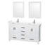 Sheffield 60" Bathroom Vanity Set with 24" Mirror-59388369-59388372