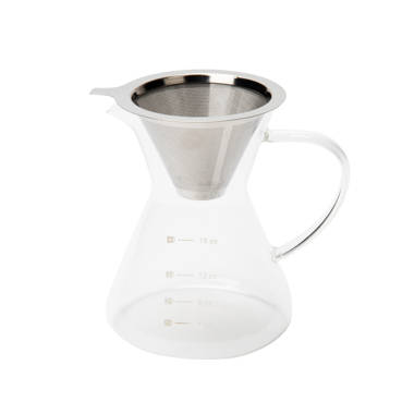 Lafeeca French Press Coffee Maker with Borosilicate Glass