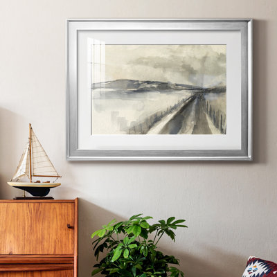 «Vanish Pathway II», reproduction encadrée de qualité supérieure - prête à être accrochée