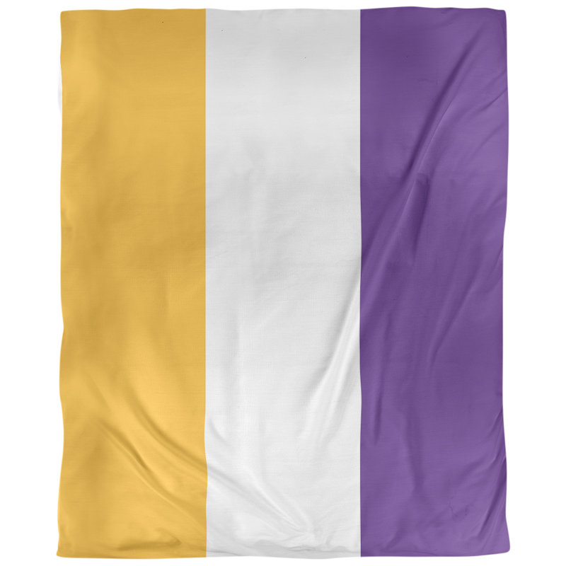 Tissu de basket houston, Gold/White/Purple