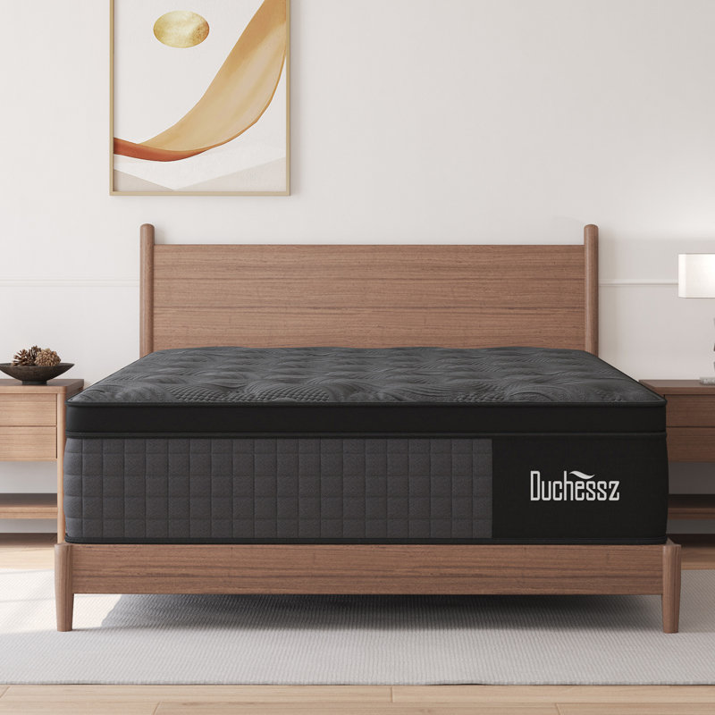 12'' Euro Top Medium-Firm Hybrid Mattress with Gel Memory Foam and Mattress in a Box, Twin, 12"