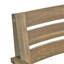 Ensemble de 2 chaises de salle à manger, fauteuil de patio en bois d'acacia, pour cour, bord de piscine, jardin, gris