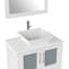 Ensemble de meuble-lavabo simple avec miroir -27042727-116868046