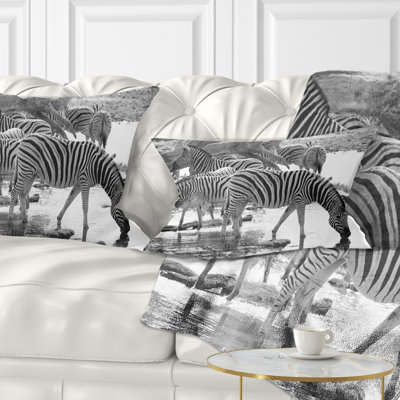 Coussin Herd of Zebra