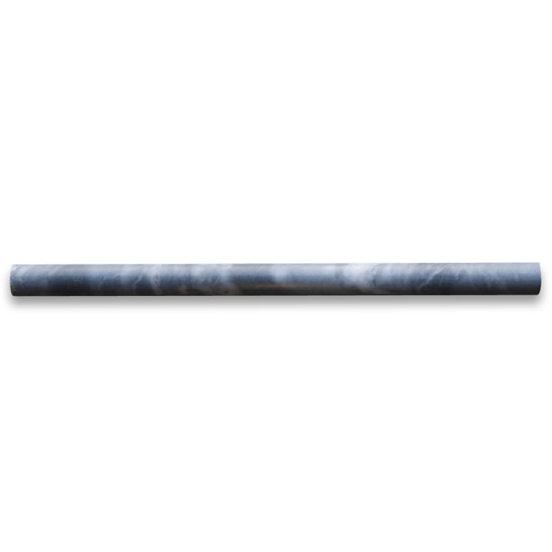 Bardiglio 1" x 12" Marble Grid Mosaic Wall & Floor Tile, Light Gray