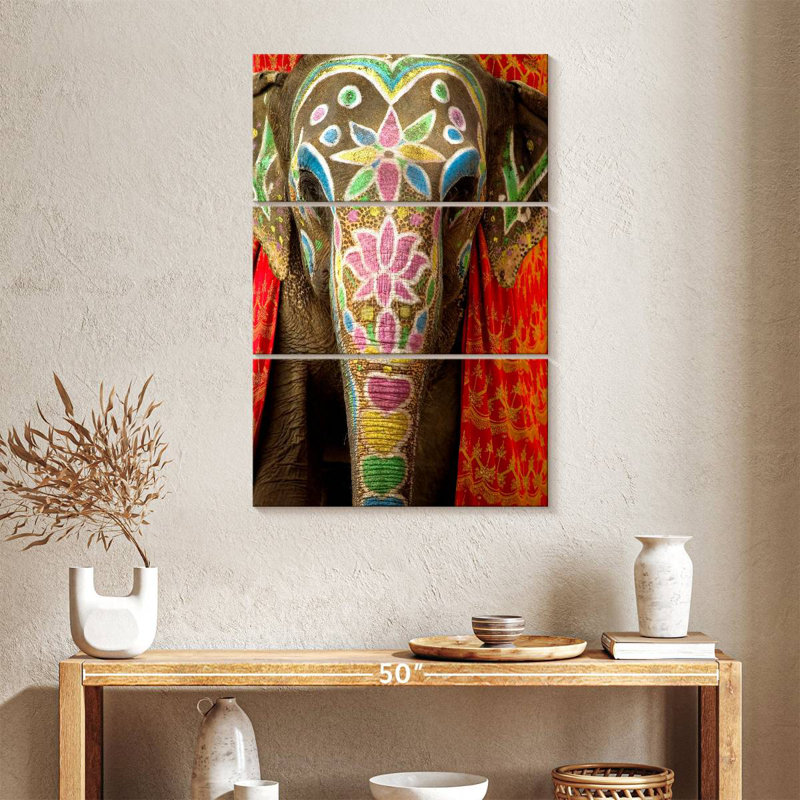 Brampt Indian Festival Elephant, 38" H x 24" W