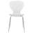 Edenfield Modern Stackable Dining Side Chair – Lightweight Accent Kitchen Chair with Chrome Legs for Kitchen and Dining Room-571781906