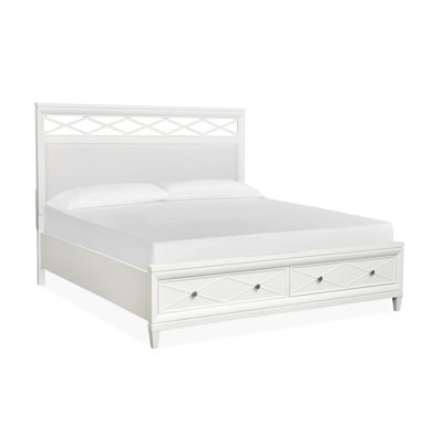 Colby King Upholstered Panel Storage Bed
