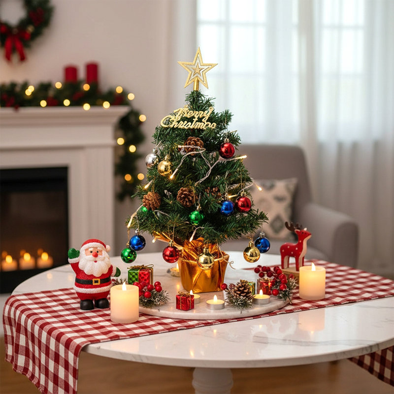 1.84' H Artificial Pine Christmas Tree
