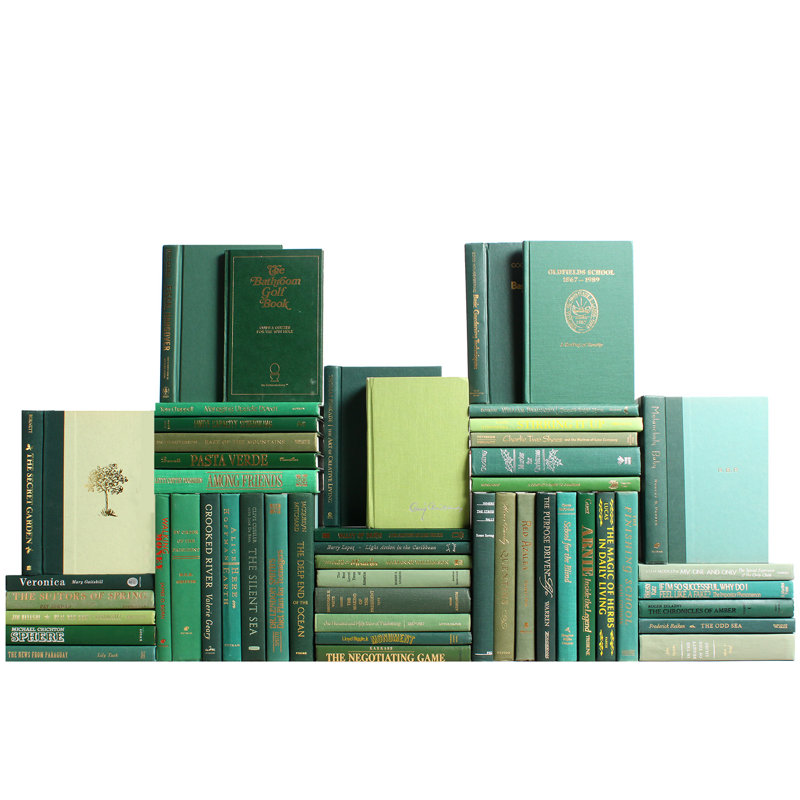 Modern Boxwood Book Wall, 50