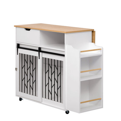 Table de bout avec îlot de cuisine 2 en 2