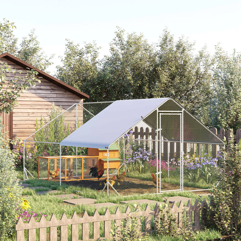 Poulailler avec couloir Mitzel, H 79 po x l 118 po x P 79 po