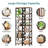 Letonya Corner Bookcase, 79" H Tall Narrow Bookshelf-1100471350