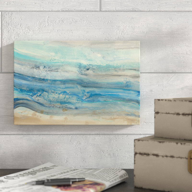 «Ocean Waves», impression sur toile tendue, H 26 po x l 40 po x P 1,5 po, Toile tendue