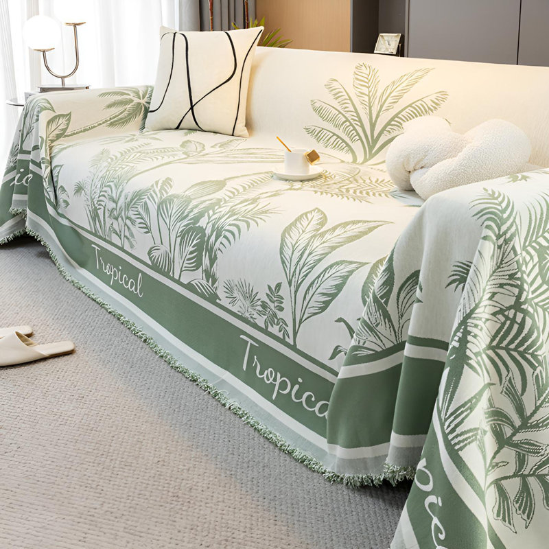 Chenille Sofa Cover Cloth, All Seasons Universal, 118.11" W x 70.86" D
