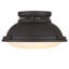 2-Light 14-in Dark Bronze Flush Mount-727408546-727408549-727408550