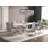 Element Modern Velvet Upholstered Stainless Steel Dining Side Chair in Steel-36731272