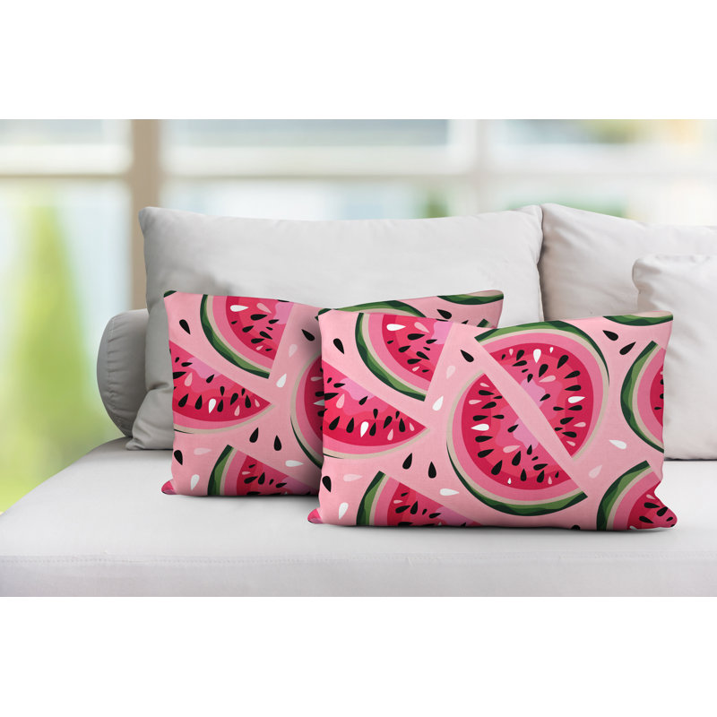 Coussin intérieur / extérieur Watermelon, Rose