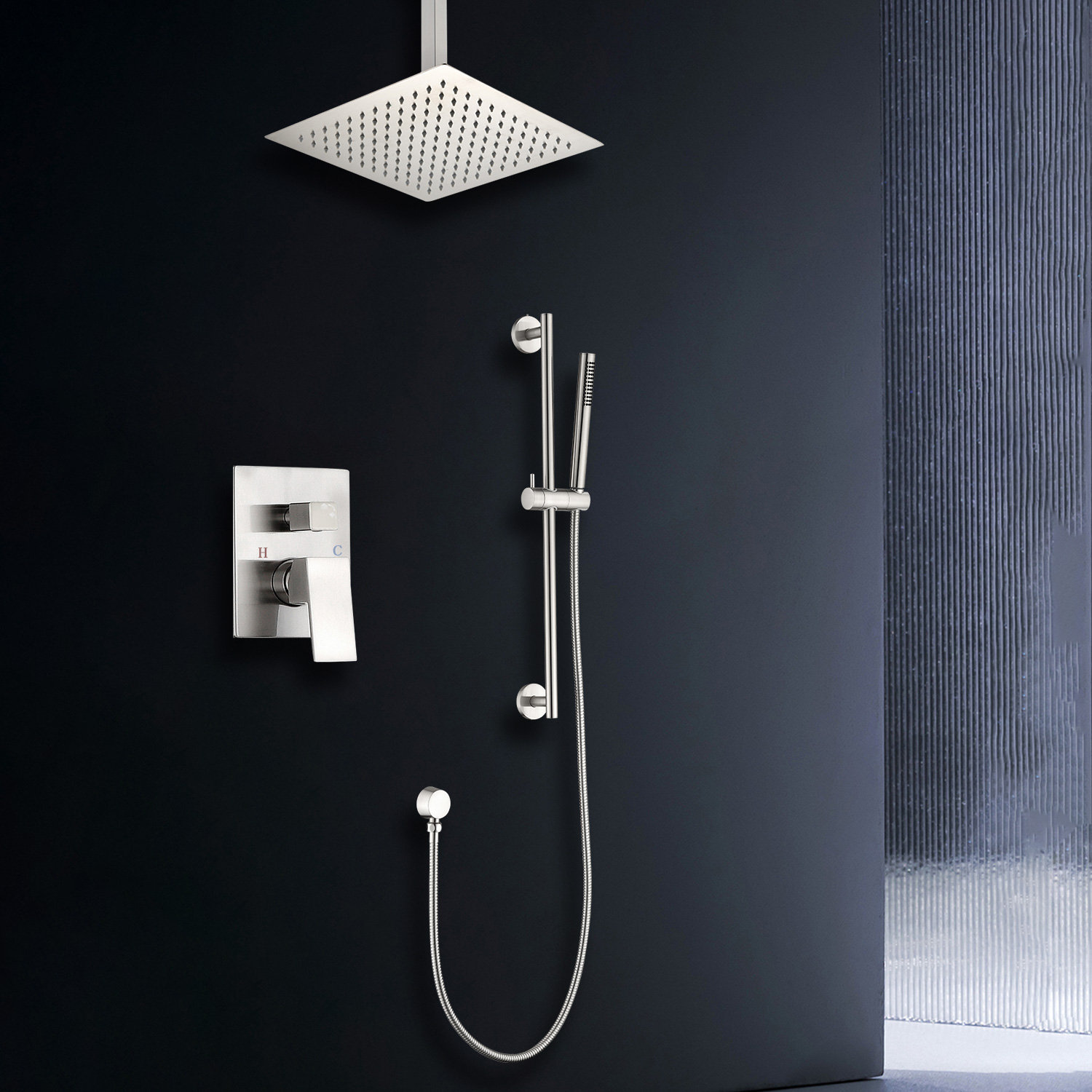 Interbath Complete Shower System with Rough inValve Wayfair Canada