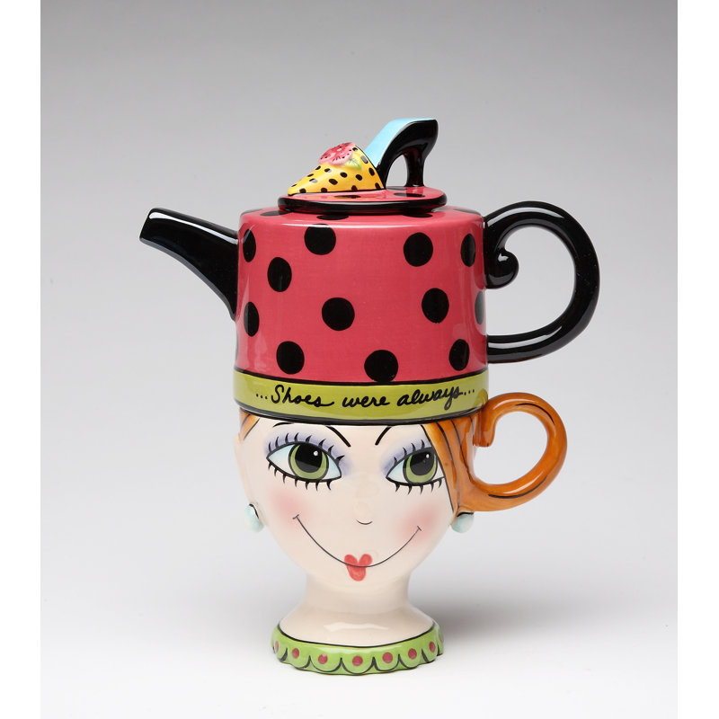 Alvarez 32 -oz. Porcelain Teapot
