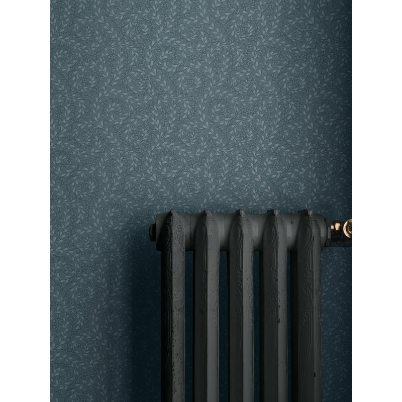 Boråstapeter Wild Ferns Wallpaper, Blue