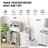 41'' H X 24'' W Freestanding Tall Bathroom Cabinet,Solid Wood bathroom storage cabinet with 2 Doors & 2 Drawers-1009414149-1031079325