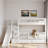 Bunk Bed With Storage Staircase, Slide And 2 Drawers-346331386