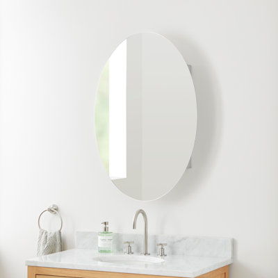 Montrose Montrese Single Door Medicine Cabinet with Adjustable Shelves