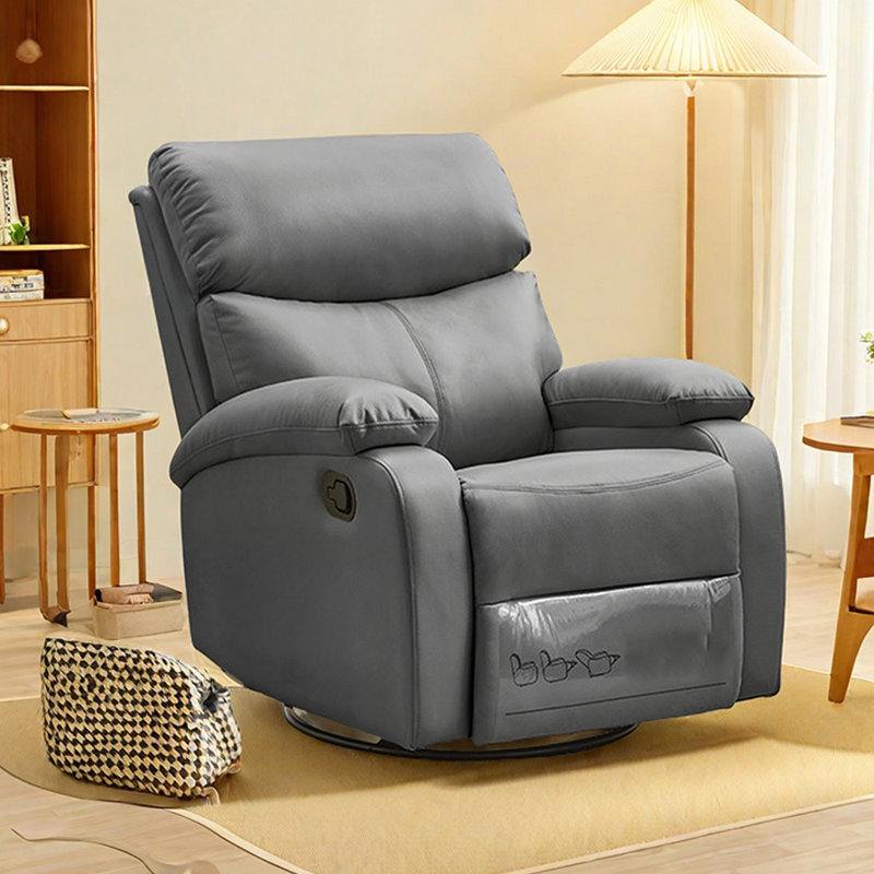 Tylisha, Dark Gray Faux Leather