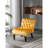 Fashionable Mustard Velvet Comfortable Chair For Dining And Living Rooms - Solid +Plywood Structure, Good Resilience Filler, Quick Assembly Comfortable, Velvet, Accent Chair, Kitchen Areas, Soft-1100290736