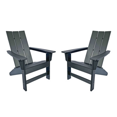 Meridian All-Weather Modern HDPE Adirondack Chair