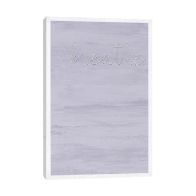 Breathe 1 Piece Wall Art on Canvas