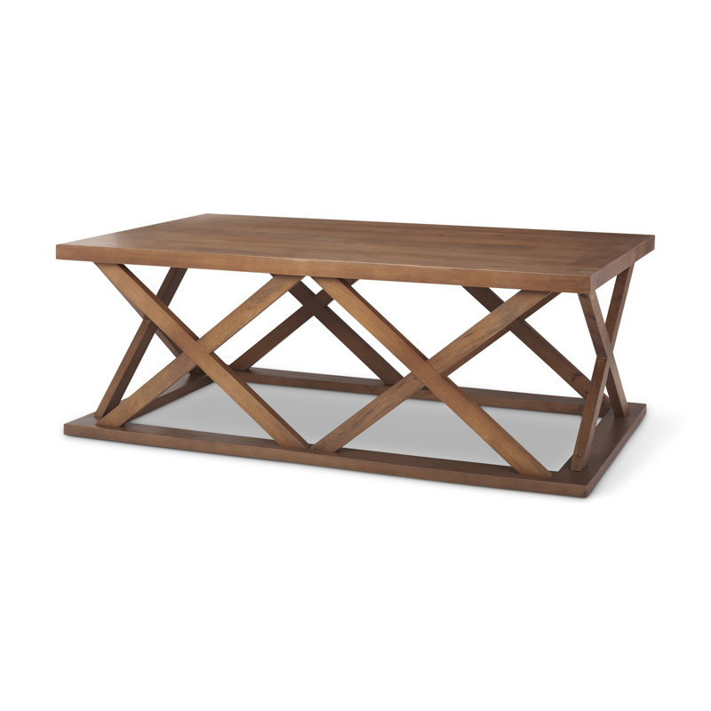 Table basse Meggett, Brun moyen