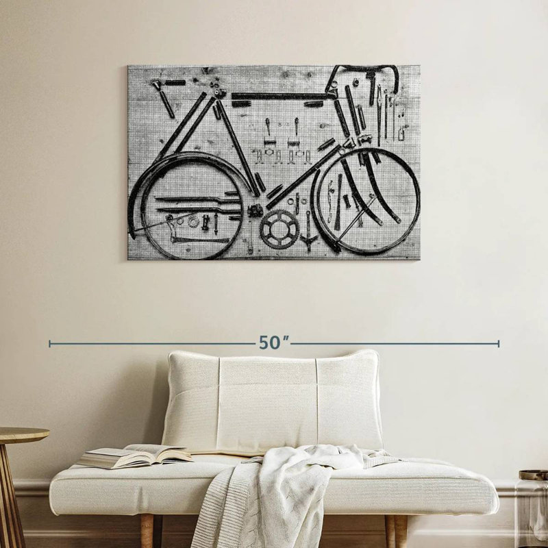 Mehar Bicycle Parts, 26" H x 39" W