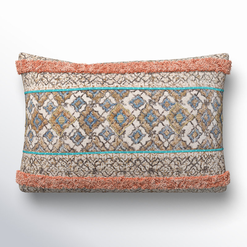 Ann Cotton Lumbar Pillow, Down