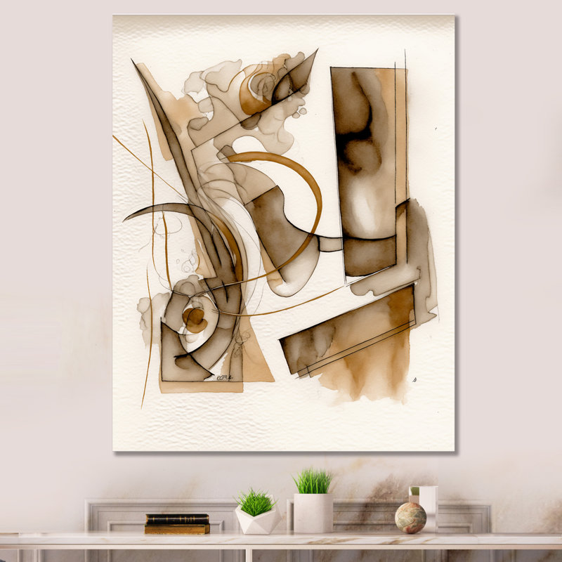 " Canyon Ridge Explorations V ", 24" W x 32" H, Wrapped Canvas
