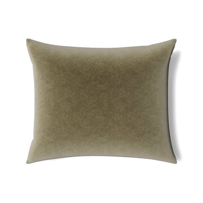Fresco Velvet Lumbar Rectangular Pillow
