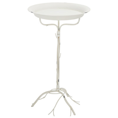 Juriana Metal Single Tier Birdbath
