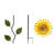 Dishon Plants & Flowers Garden Stake