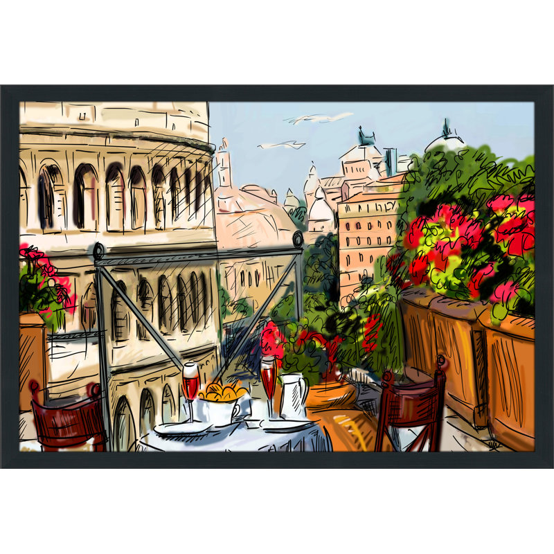 « rome, italie », impression encadrée, H 35,5 po x l 51,5 po x P 0,75 po