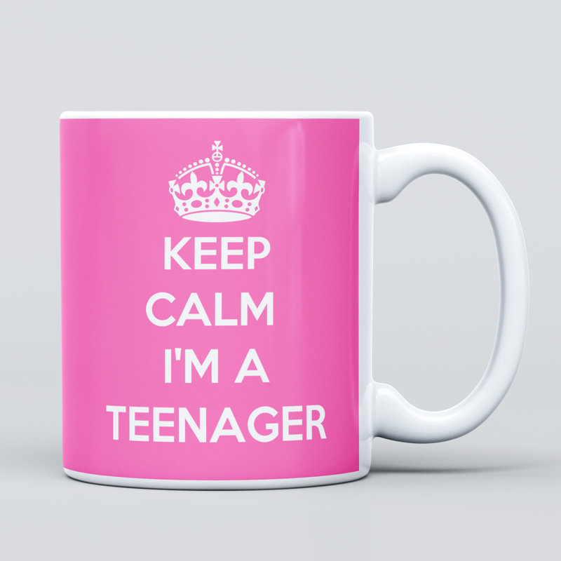 Ceramic Coffee Mug, Pink